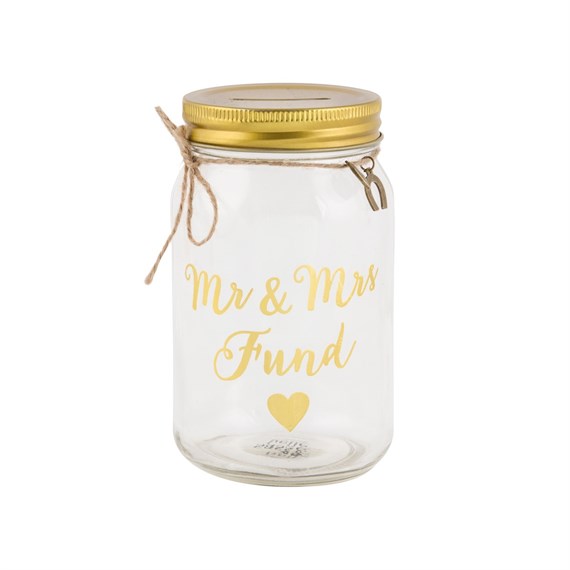 Mr & Mrs Fund Money Jar