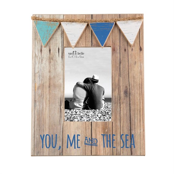 You, Me & The Sea Mini Bunting Photo Frame