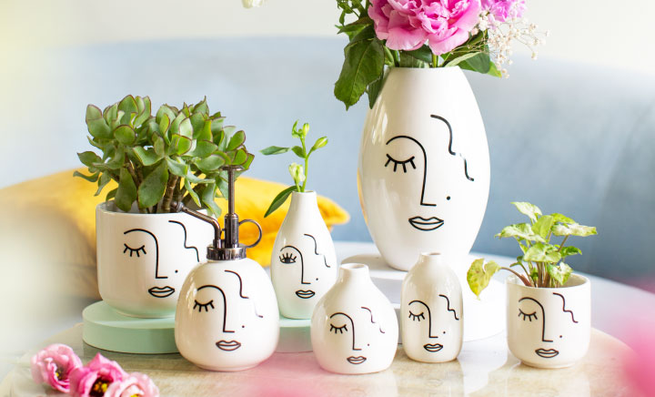 Abstract Faces Ornaments