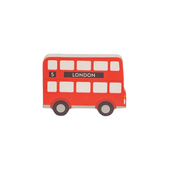London Bus Red Drawer Knob