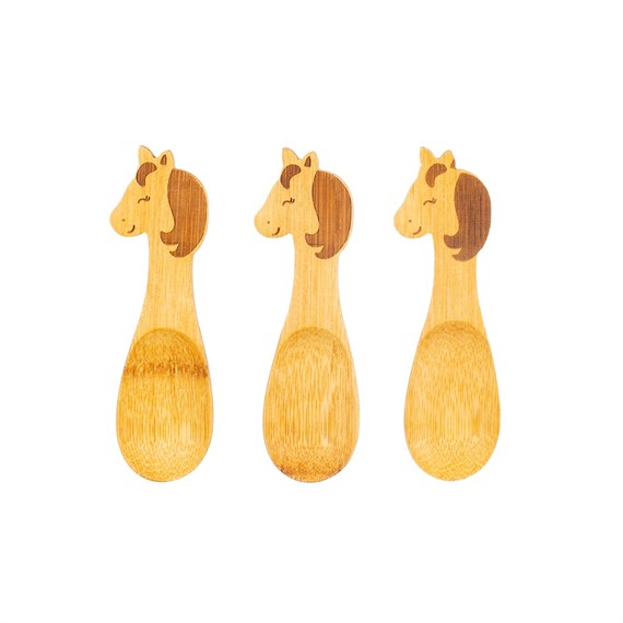 Bamboo Unicorn Spoons - Set of 3