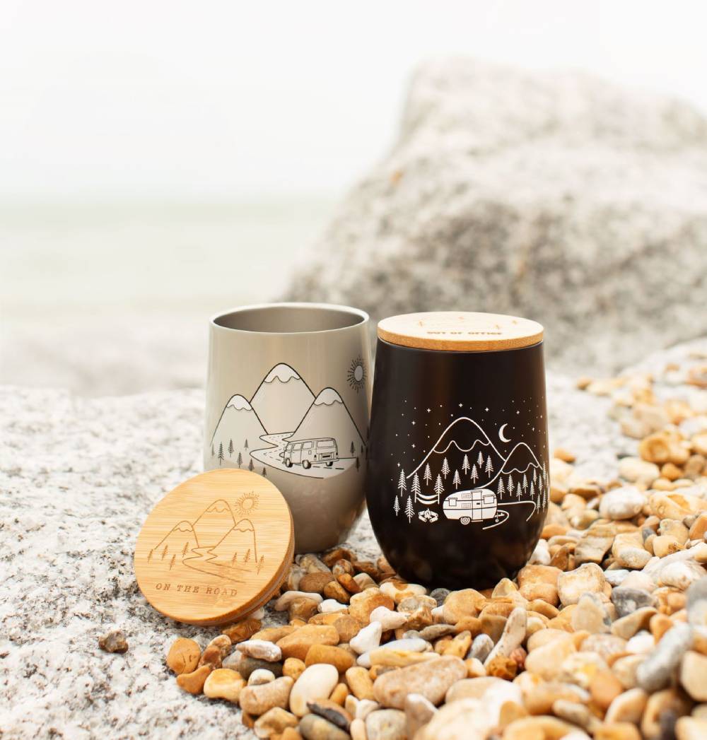 Sass & Belle Vintage Birds Metall-Wasserflasche - Mit Vogel-Design