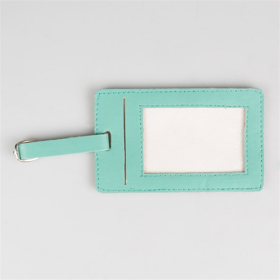 Vintage Map Time to Go Luggage Tag