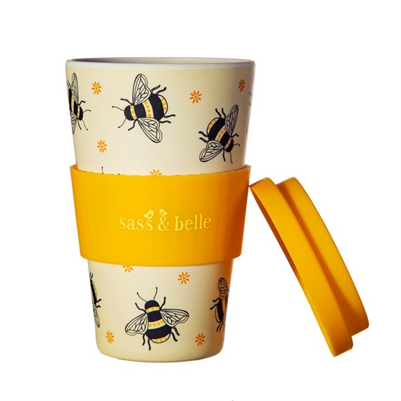 Busy Bees Bamboo Coffee Cup