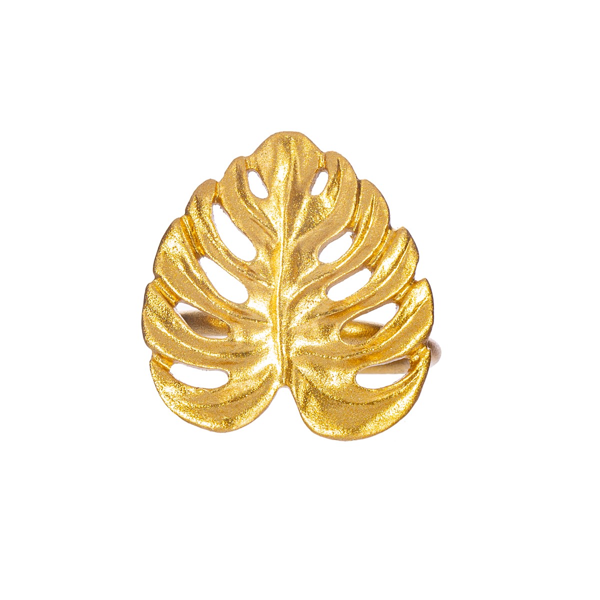 Gold Leaves Napkin Ring  Style Me Pretty - Gartner Studios