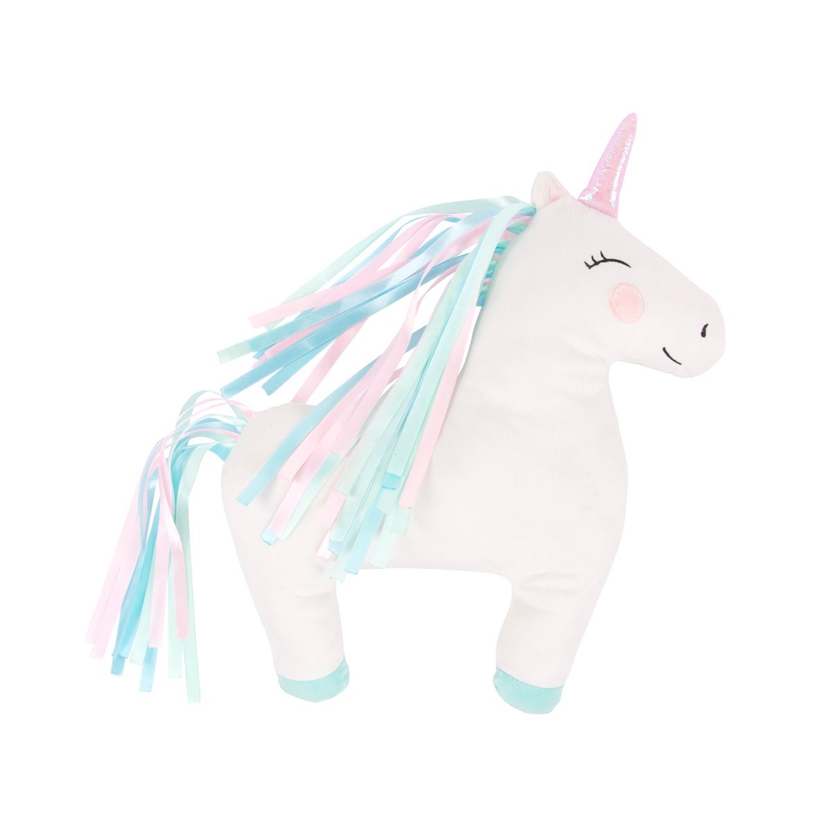 Importaci/ón inglesa Sass /& Belle Rainbow Unicorn Decorative Cushion