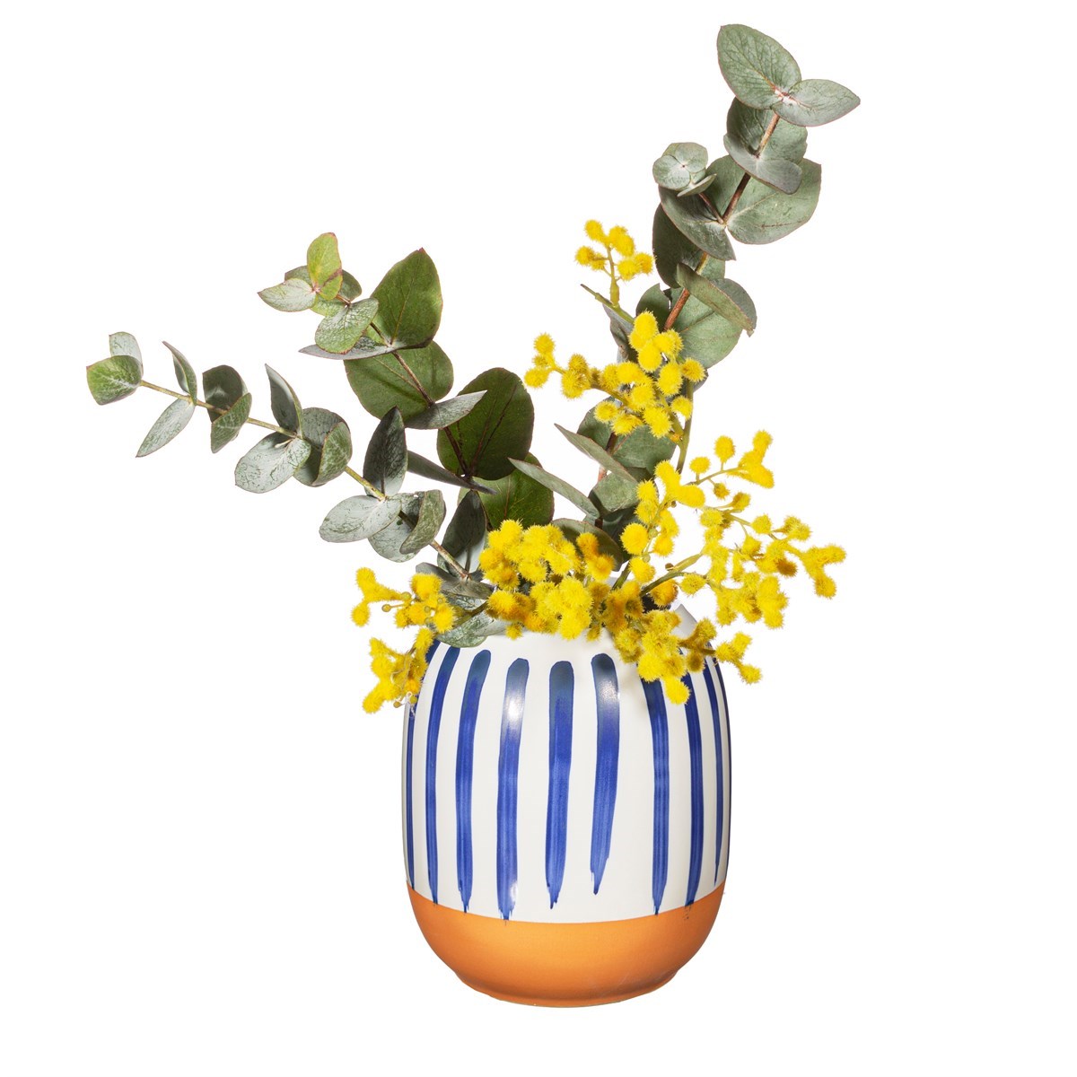 Juice Wide vase in blue - Hay