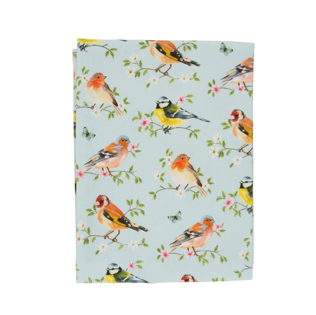 Garden Birds tea towel