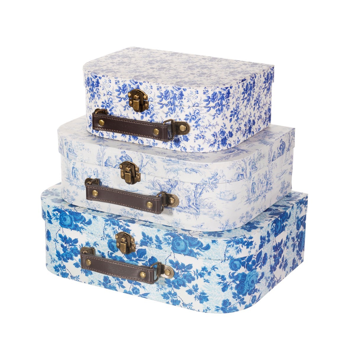 Sass and Belle Set of 3 Suitcases – Vintage Floral – Elenfhant