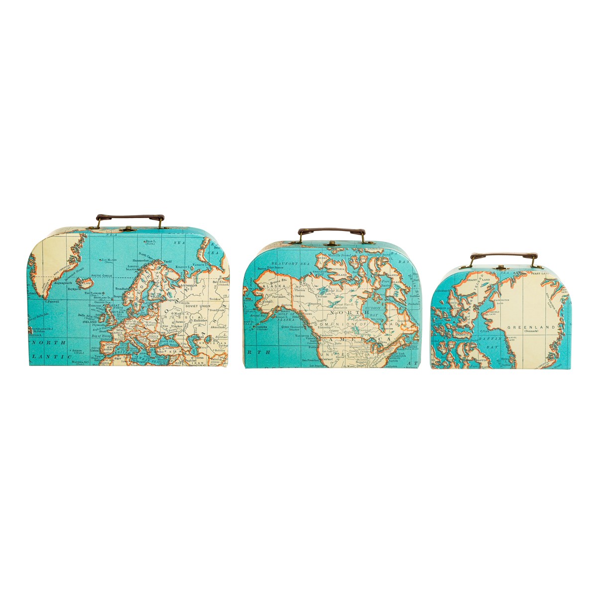 Sass and Belle Set of 3 Suitcases – Vintage Floral – Elenfhant