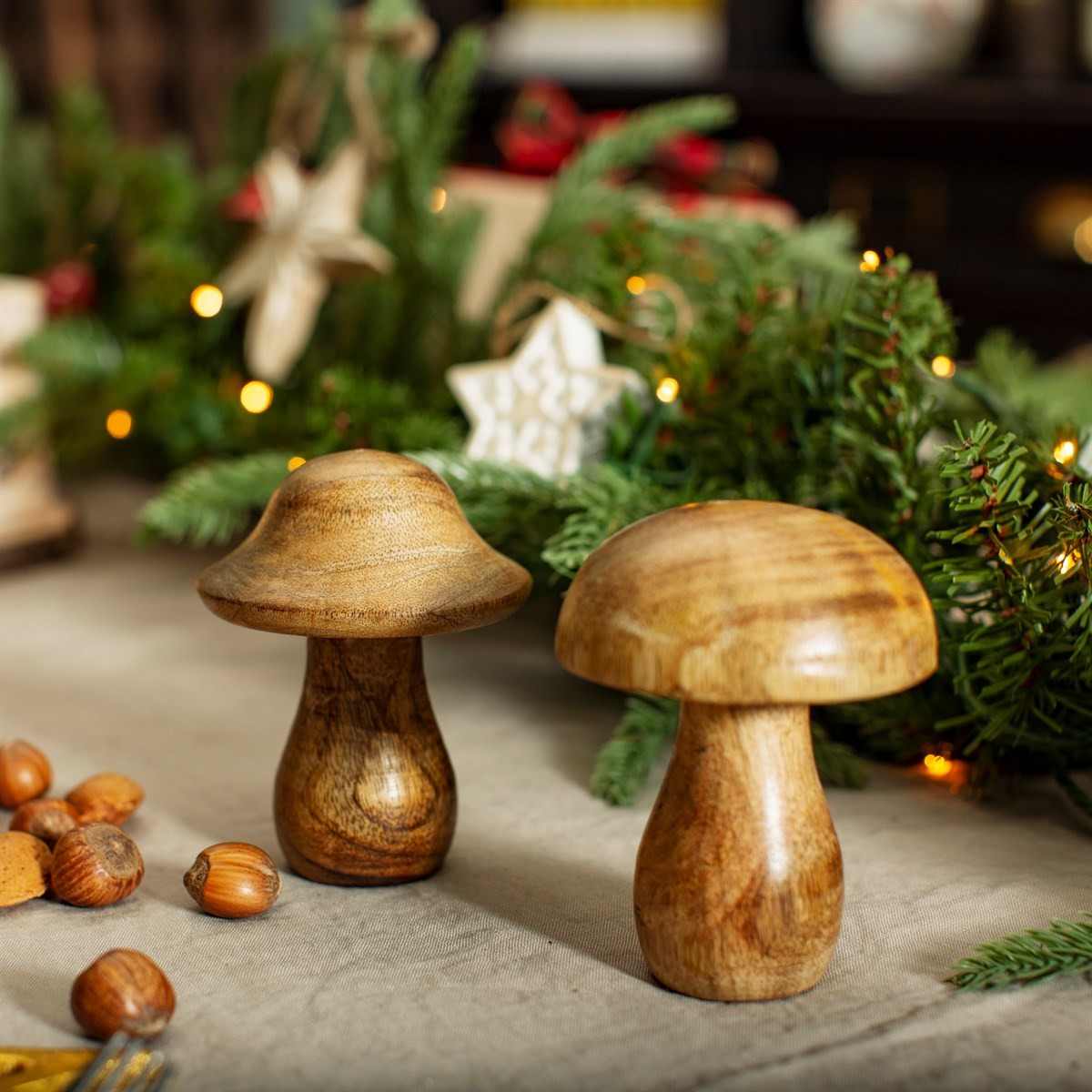 Wooden Mushrooms