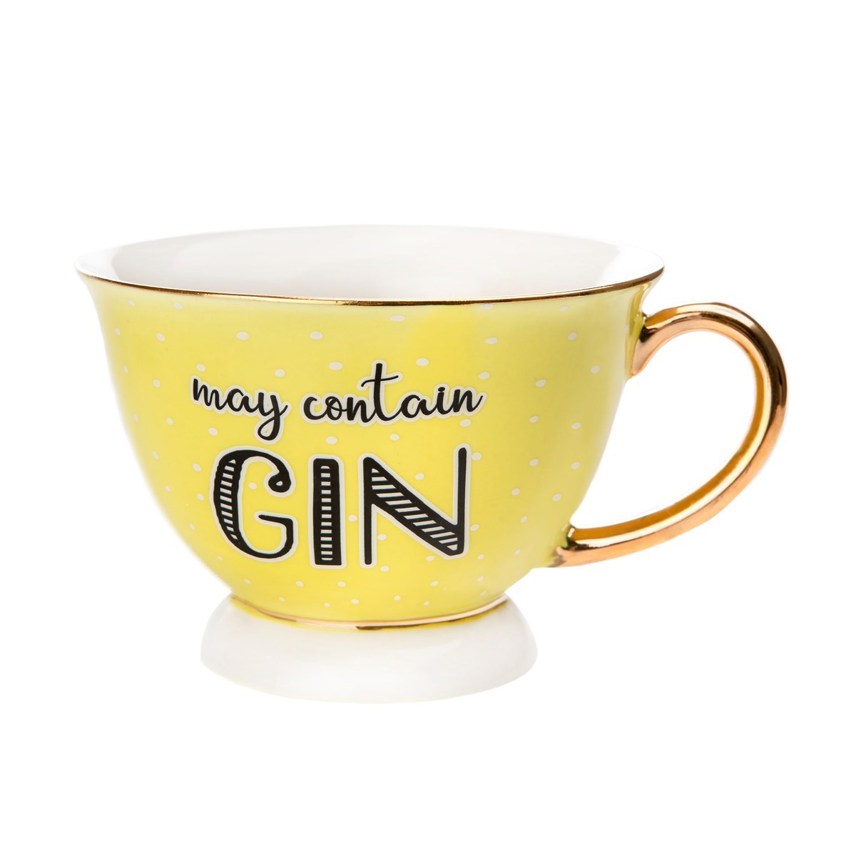 May Contain Gin Cup And Saucer Set