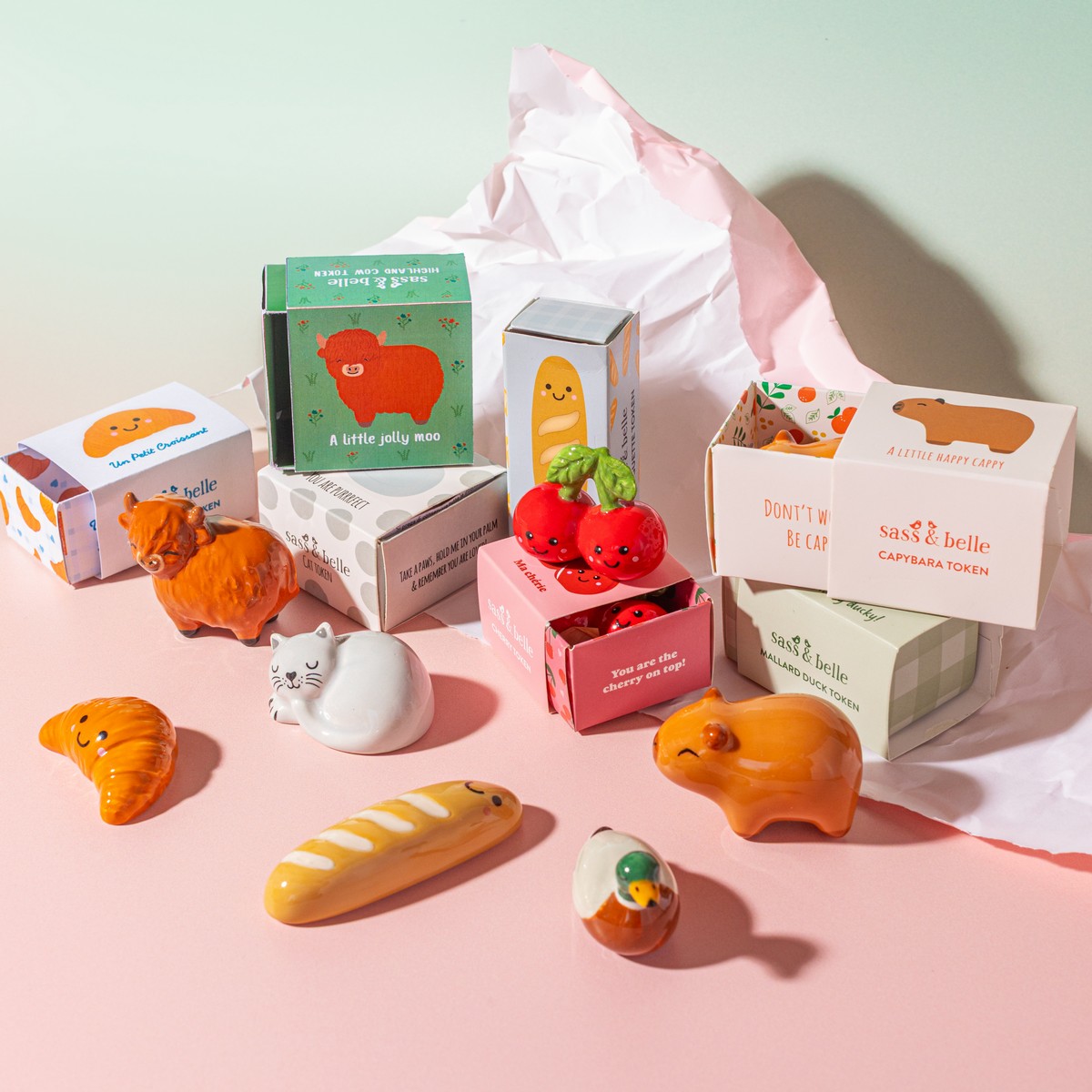 Sass & Belle - brillenkoker - croissant - Hoge Ramen