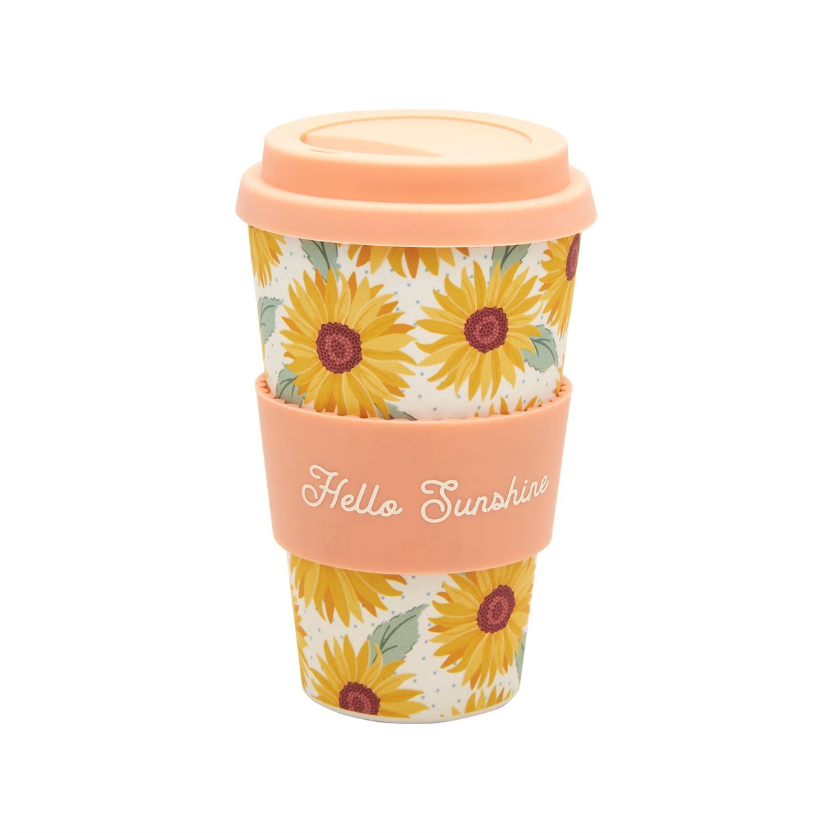 Sunflowers Bamboo Coffee Cup