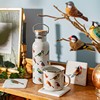 Vintage Birds Enamel Mug
