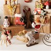 Wooden Snowman Decoration