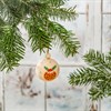 Wooden Christmas Pudding Bauble