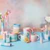 Pastel Ombre Mug Pink & Green