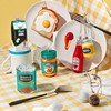 Fried Egg on Toast Shaped Bauble