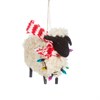 Sheep in Scarf Felt Decoration