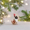 Pug Santa Hanging Decoration