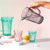 Clarisse Glass Jug Grey
