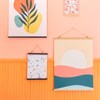 Large Bamboo Magnetic Poster Hanger