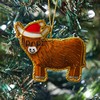 Highland Cow Zari Decoration