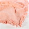 Pink Stonewash Napkins with Fringed Edge - Set of 2