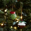 Christmas Pudding Hanging Bell Decoration