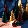 Large Deep Red Honeycomb Tree Paper Decoration