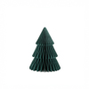 Honeycomb Standing Xmas Tree Forest Green - Set of 2