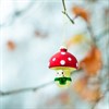 Happy Mushroom Shaped Bauble