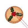 Mince Pie Shaped Ceramic Decoration