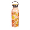 70s Floral Water Bottle