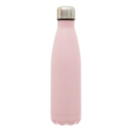 Pastel Pink Stainless Steel Water Bottle