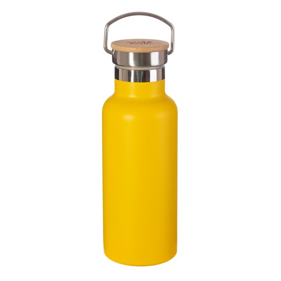 Mustard Yellow Metal Water Bottle