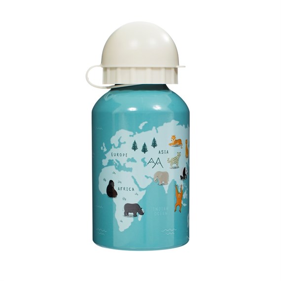 Endangered Animals Kids' Metal Water Bottle