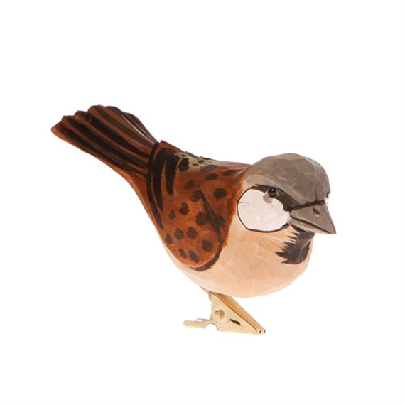 Brown British Bird Clip