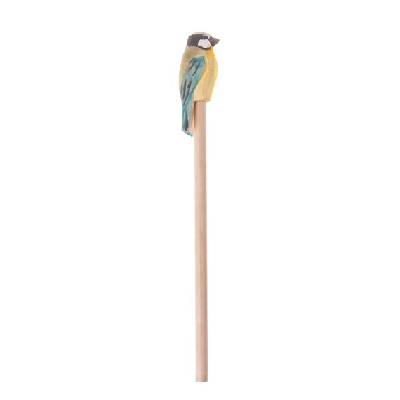 Blue Wooden British Bird Pencil