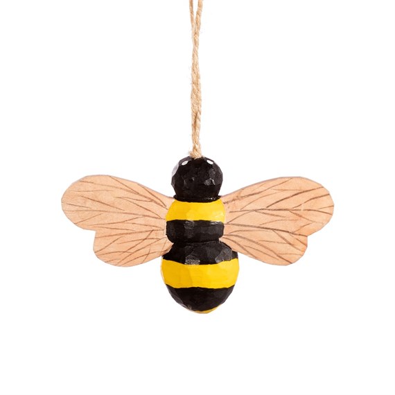 Wooden Bee Hanging Decoration