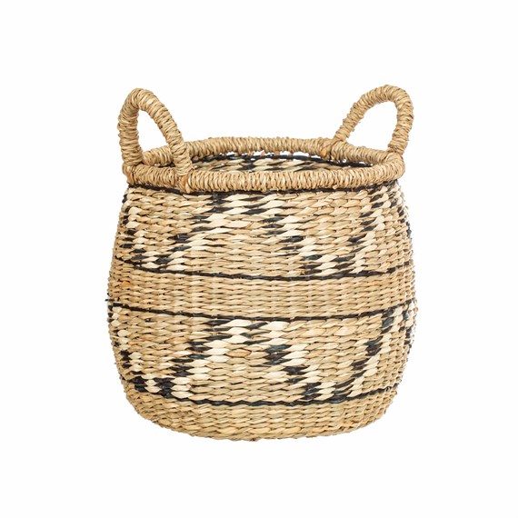 Seagrass Zig Zag Basket