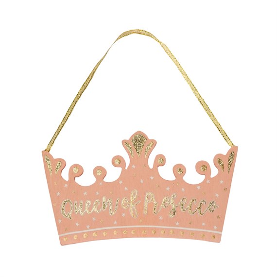 Queen of Prosecco Hanging Decoration