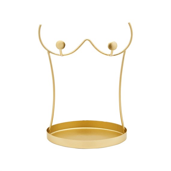 Gold Wire Torso Jewellery Stand