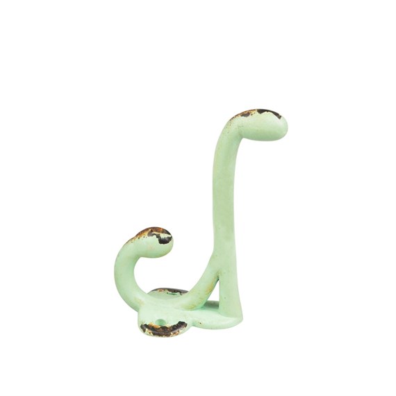 Green Pastel Rustic Boudoir Double Hook
