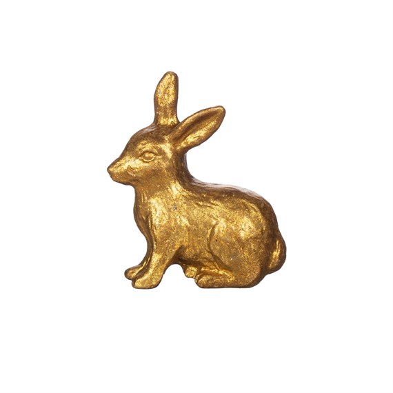 Gold Rabbit Drawer Knob