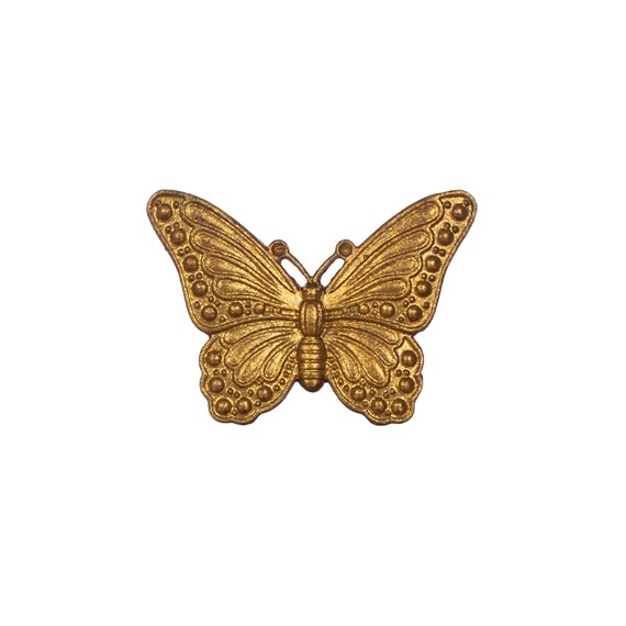 Gold Butterfly Drawer Knob