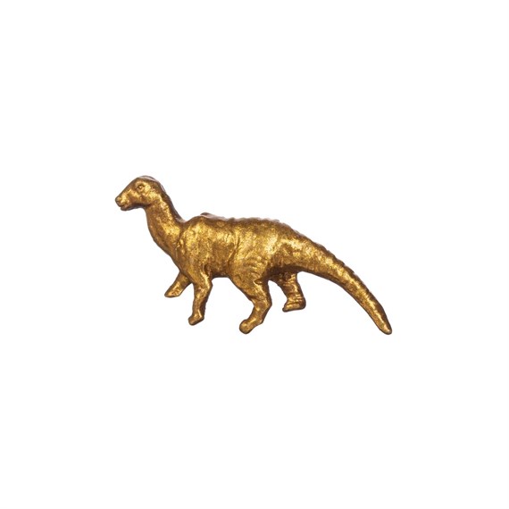 Gold Dinosaur Drawer Knob