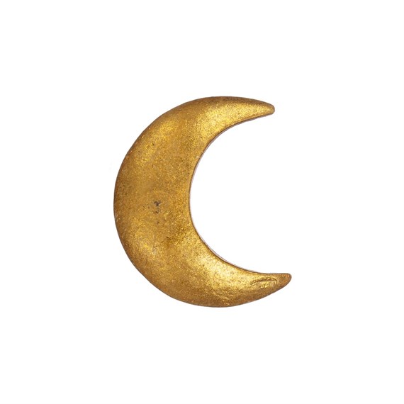 Gold Crescent Moon Drawer Knob