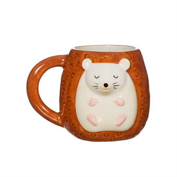 Hettie Hedgehog Brown Mug